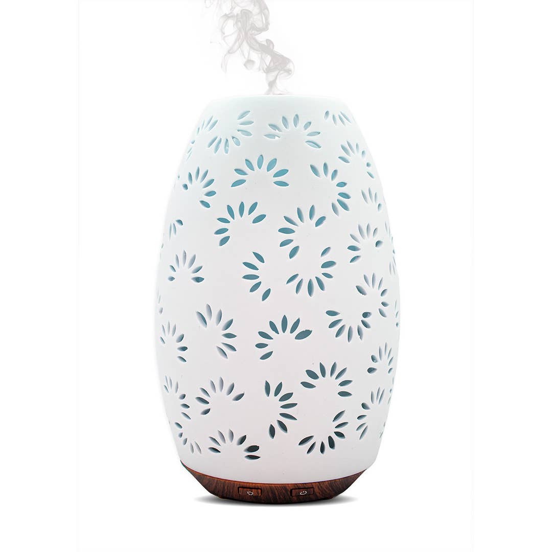 Greenair Inc. - Venta al por mayor Difusores eléctricos - Difusor Daisy: hecho a mano con arcilla de caolín 1