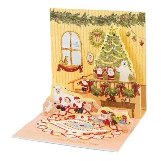 Mini Santa Pop-Up Card for wholesale by Greeting Life America