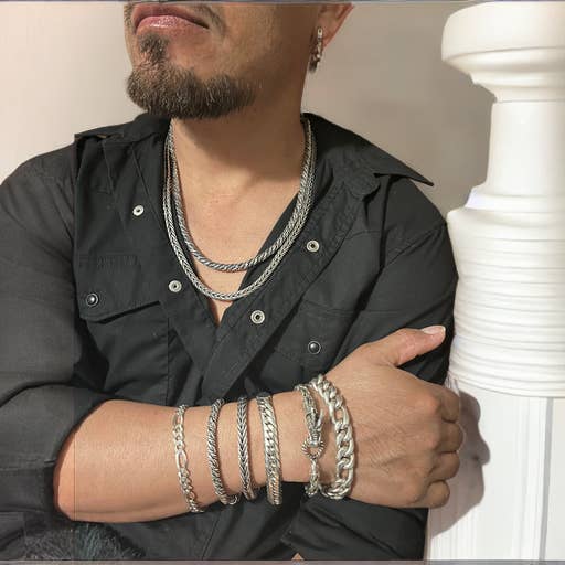 Regul Silver - Wholesale Link & Chain Bracelet - Cuban Link Bracelet 6mm Sterling - Handcrafted for Luxury3