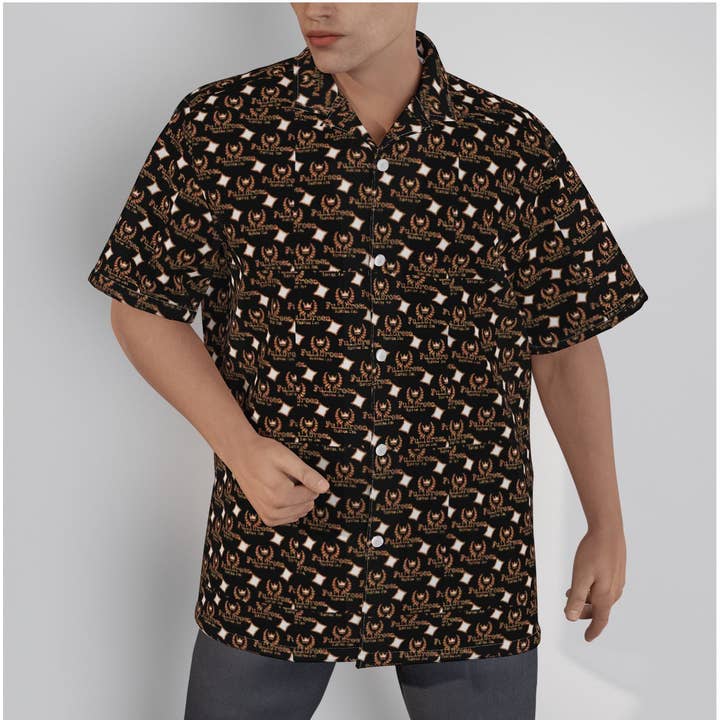 All-Over Print Men's Hawaiian Shirt With Button Closure for wholesale by fullbreedcustom