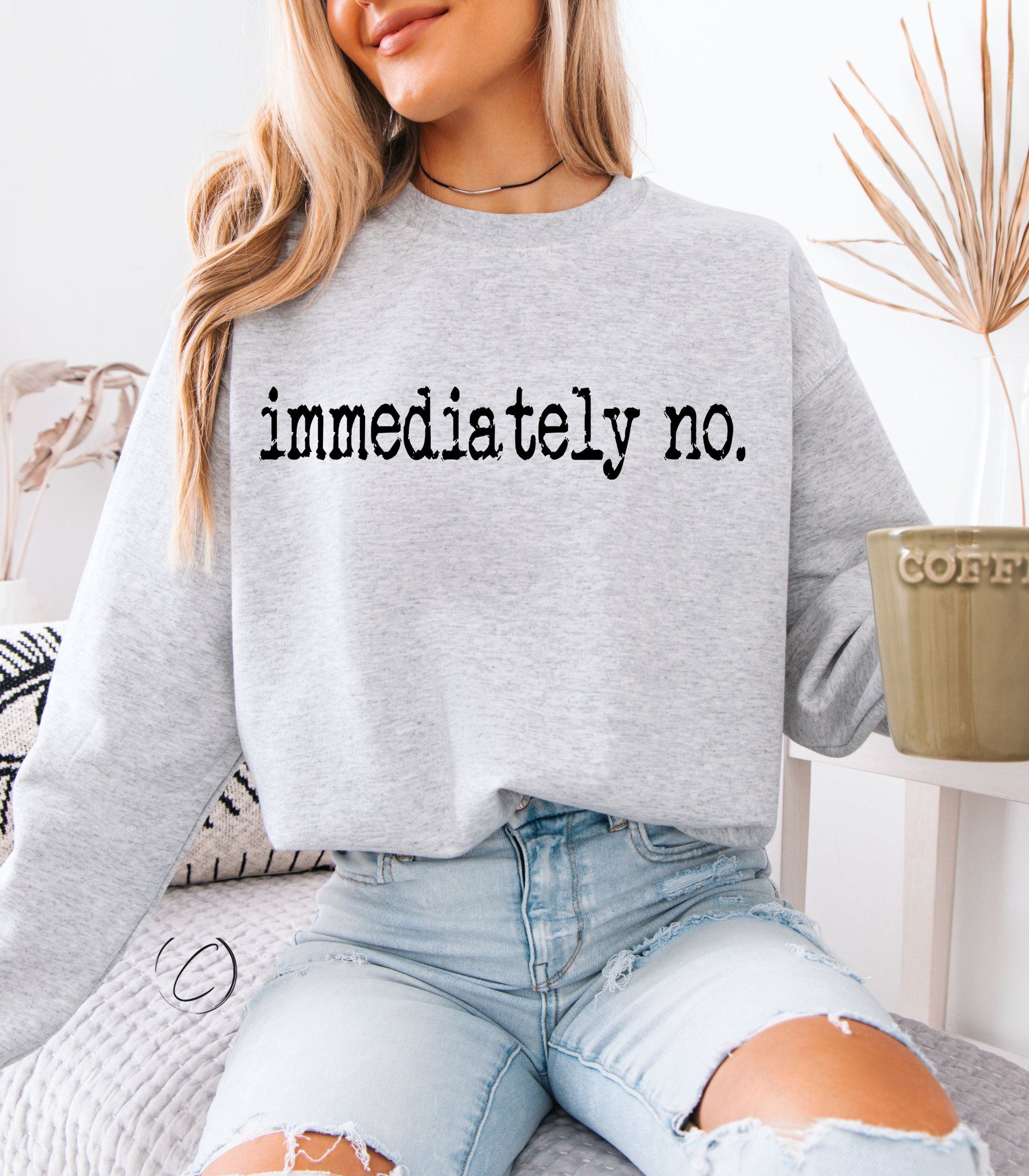 CMD Wholesale - Wholesale Graphic Sweatshirt - Unisex - Immediately No Sweatshirt2