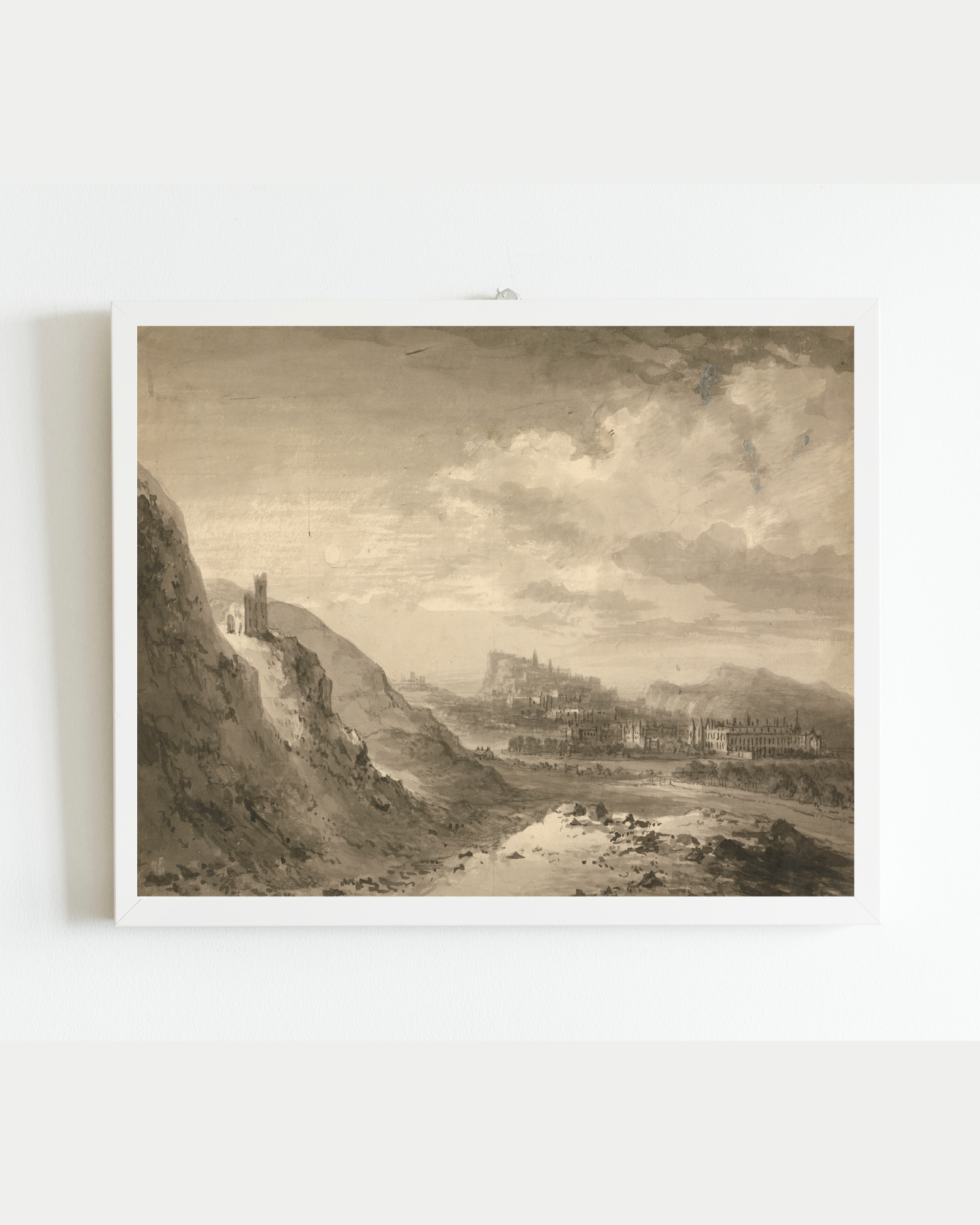 Sea to Skye - Wholesale Art Print - Sketch of Edinburgh Antique Art Print2
