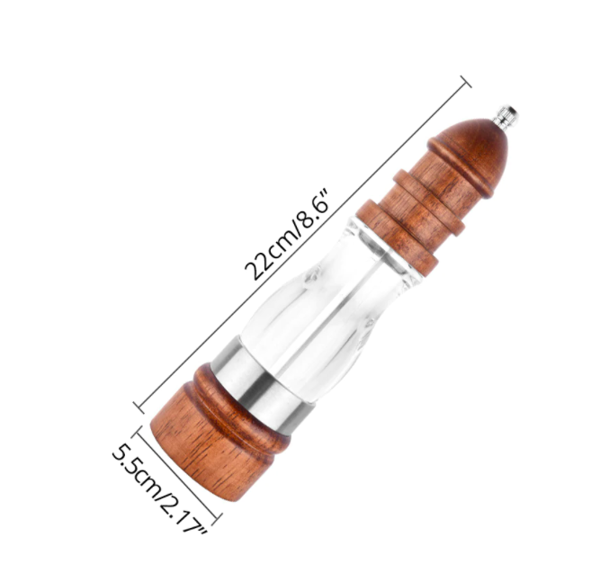 Homerely (We Cover All Import Duties) - Wholesale Spice mill - Wooden Salt and Pepper Grinder (1pcs)3