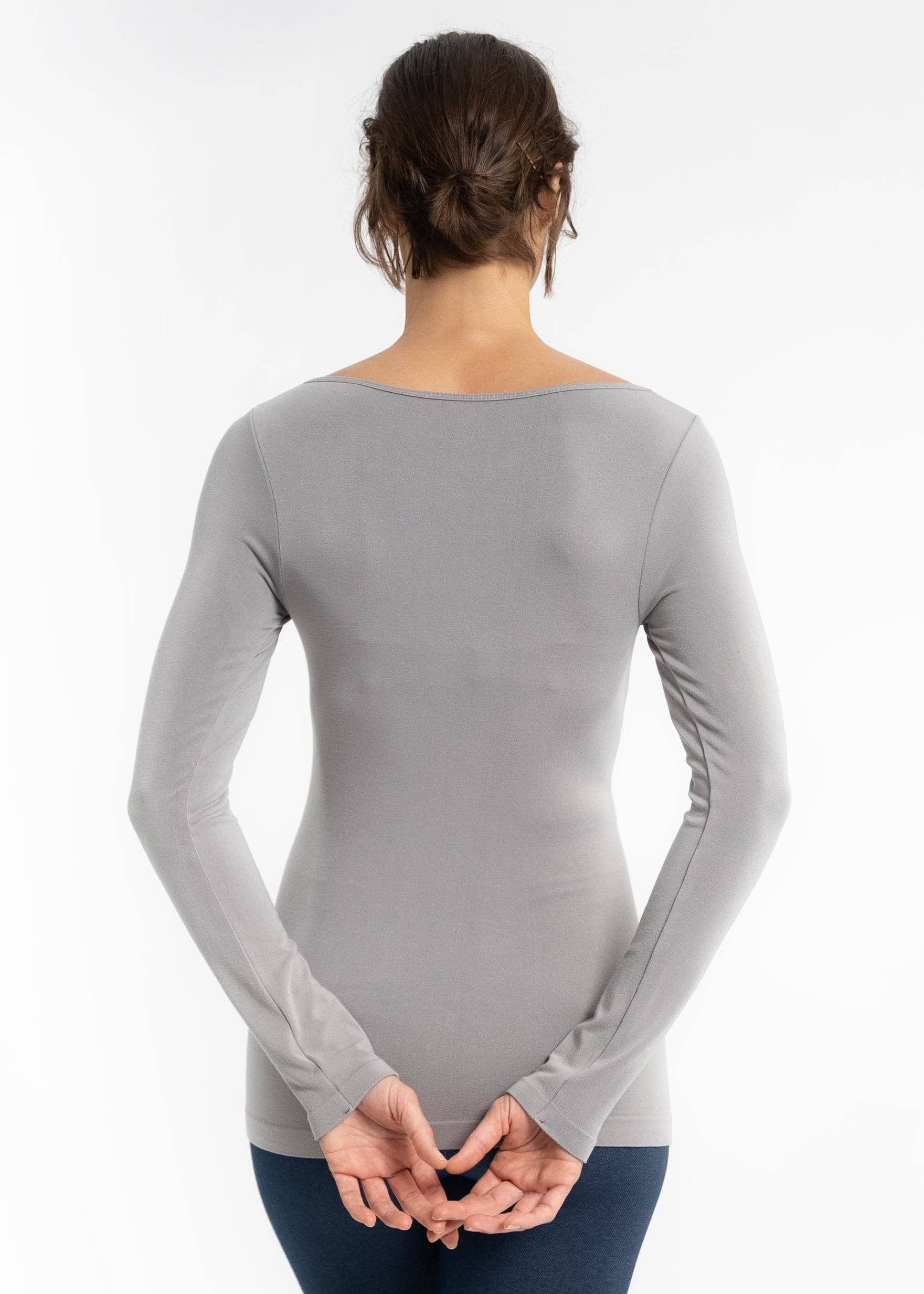 ELIETIAN - Vendita all'ingrosso Maglietta - Donna - Manica Lunga Reversibile26