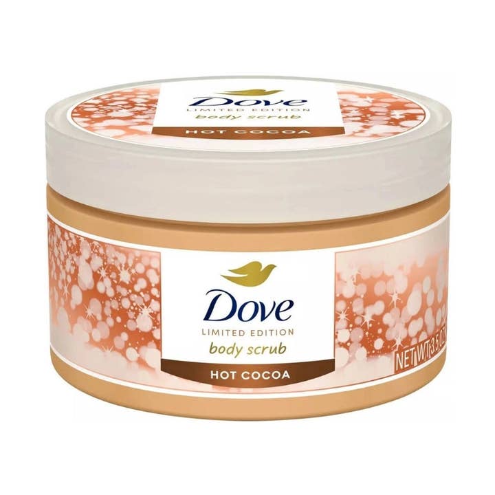 Dove Limited Edition Body Scrub, Varm Kakao, 3,5 Oz for engroshandel hos First Choice Buying