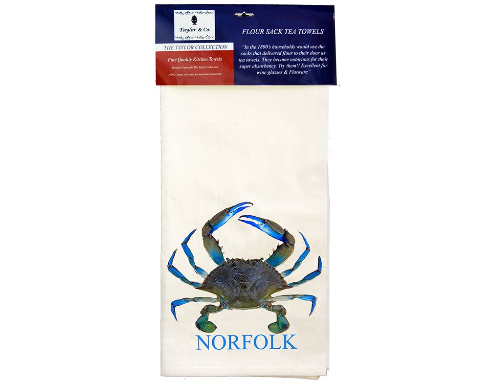 Taylor & Co.  - The Taylor Collection - Wholesale Tea Towel - Printed Flour Sack Towels with Name Drop - Min 72 Pieces2