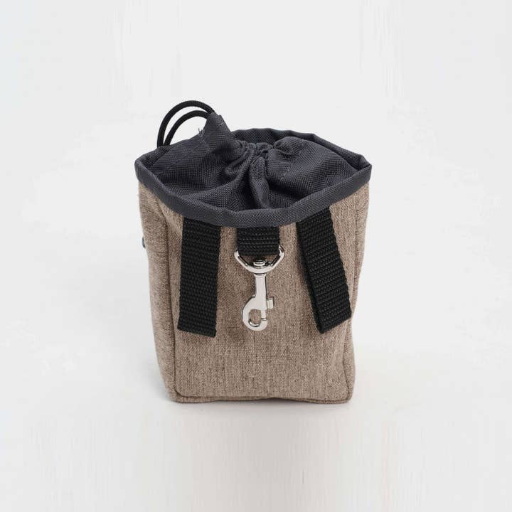 DOGS in the CITY® – Engroshandel Pose til godbidder - Hund – Snack taske Loomi grå/beige grå1