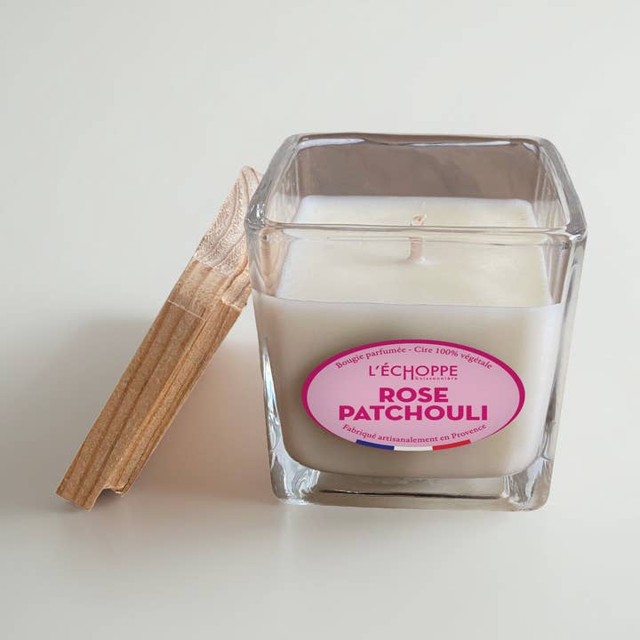 L'Échoppe Buissonnière - Wholesale Jar/Filled Candle - Rose Patchouli - Scented candle 85g0