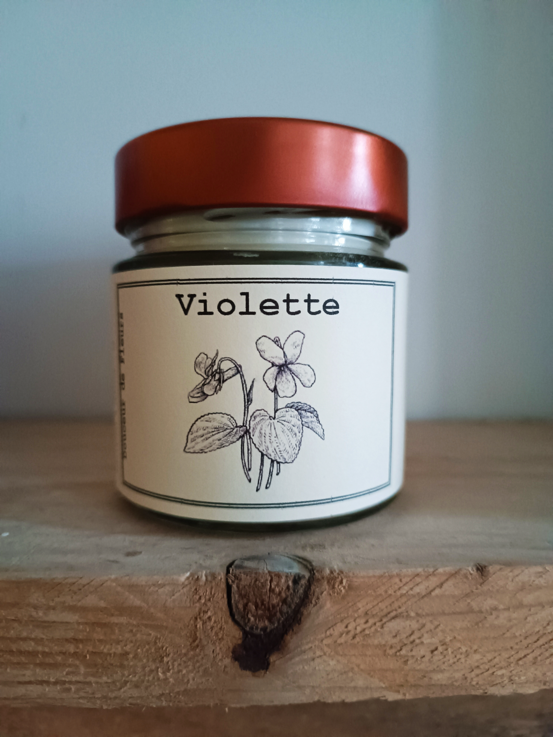 LA BOUGIE DES JARDINS - Wholesale Jar/Filled Candle - 180g VIOLETTE candle3