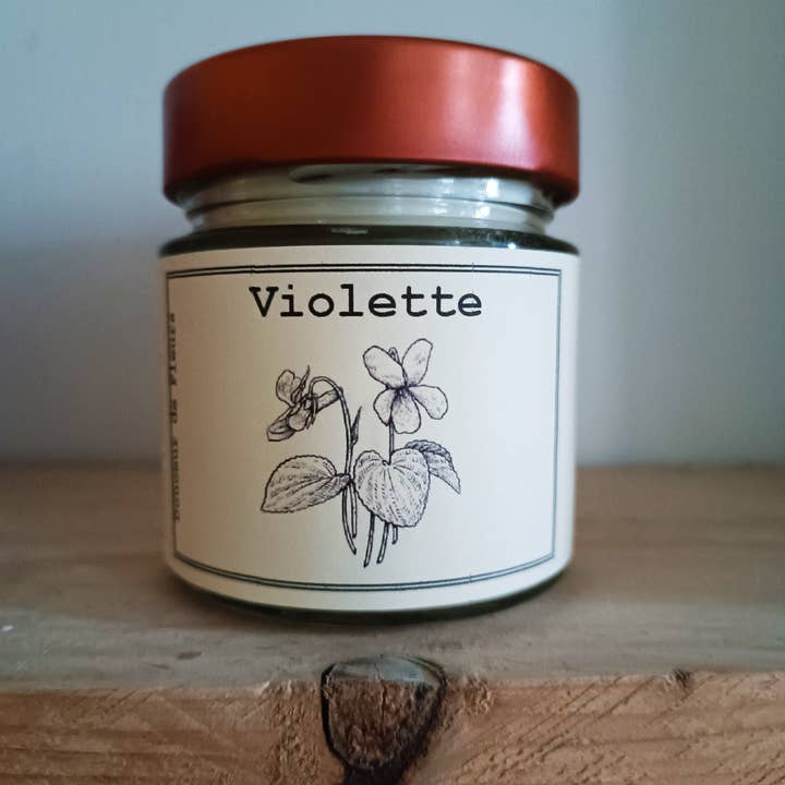 LA BOUGIE DES JARDINS - Wholesale Jar/Filled Candle - 180g VIOLETTE candle3