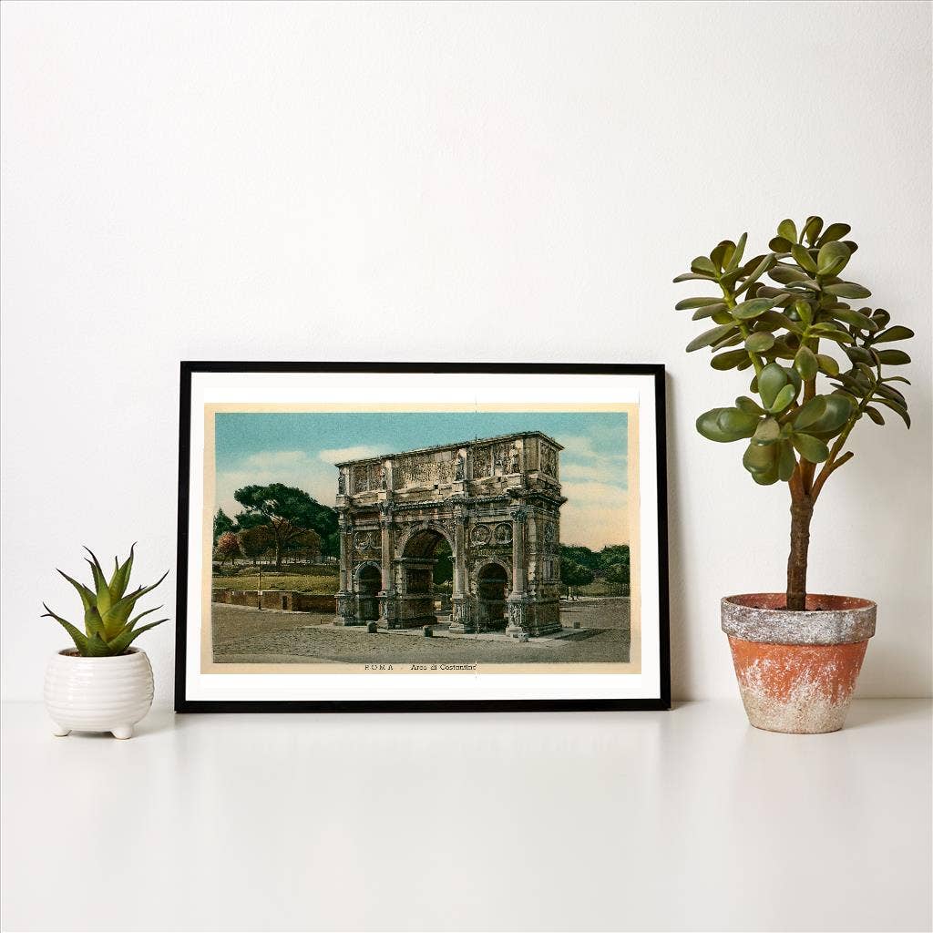 Found Image Press - Wholesale Art Print - Art Print IT-221 Rome, Italy, Arch of Constantine1