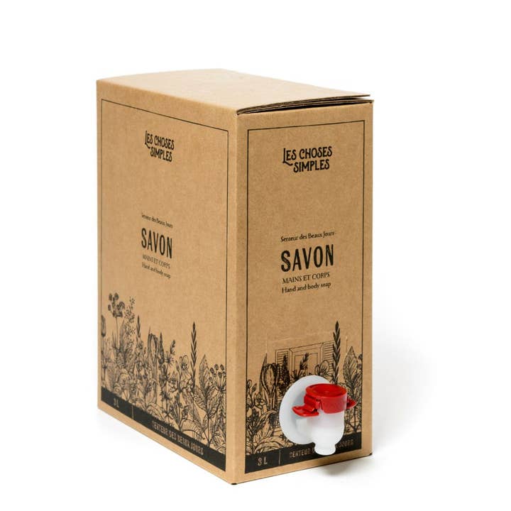 Ricarica Eco 3L Sapone Mani & Corpo - Beaux Jours per la vendita all'ingrosso da parte di Les Choses Simples