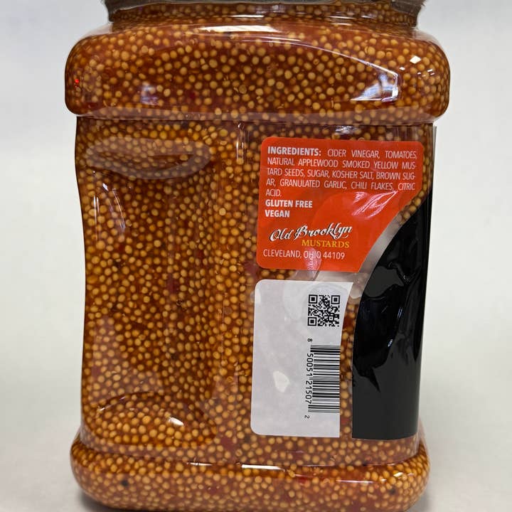 POP Mustards - Wholesale Mustard - POP Mustards, SMOKED 64 oz Foodservice Tub