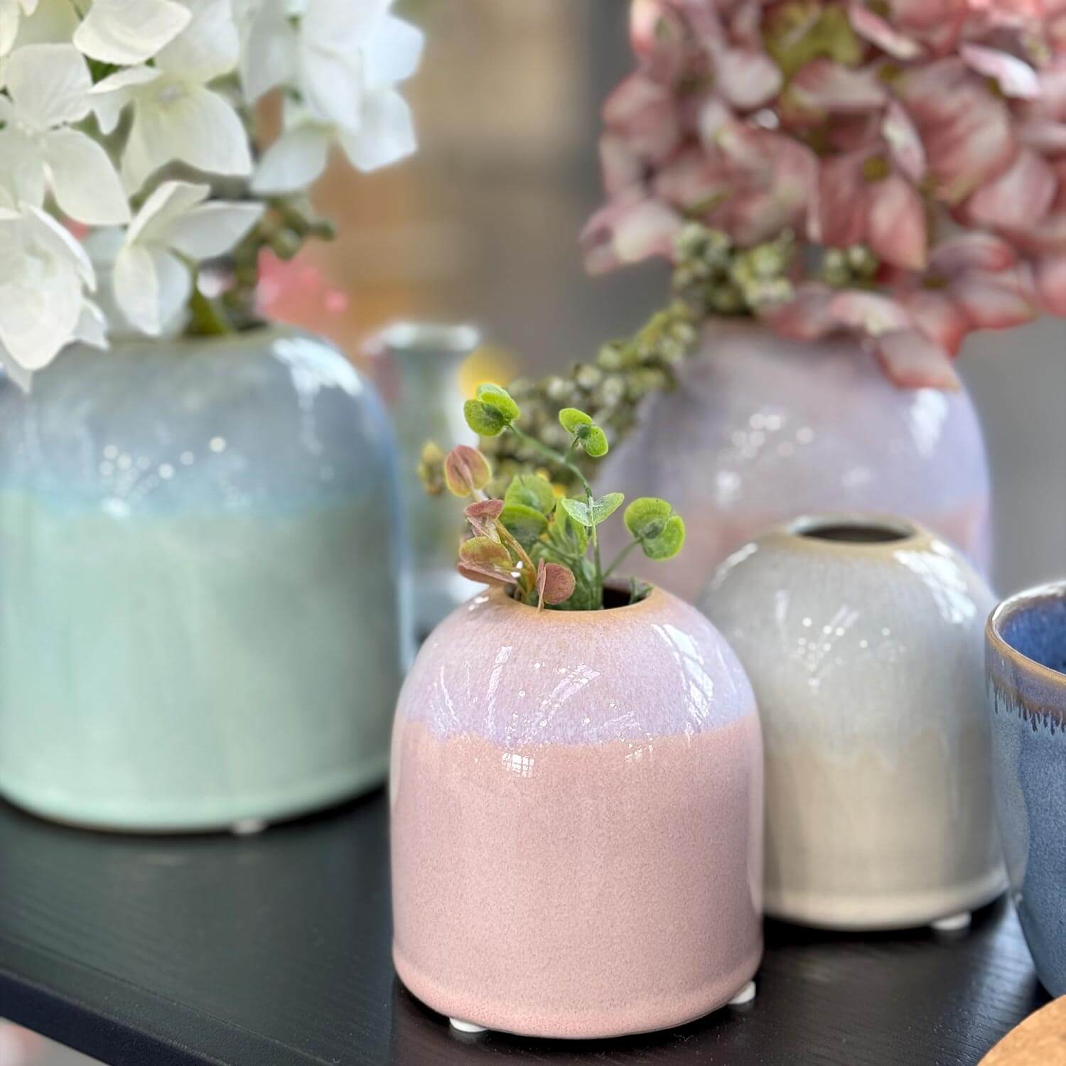 Mea-Living - Wholesale Vase - Large vase, 13 cm, made of ceramic, turquoise2