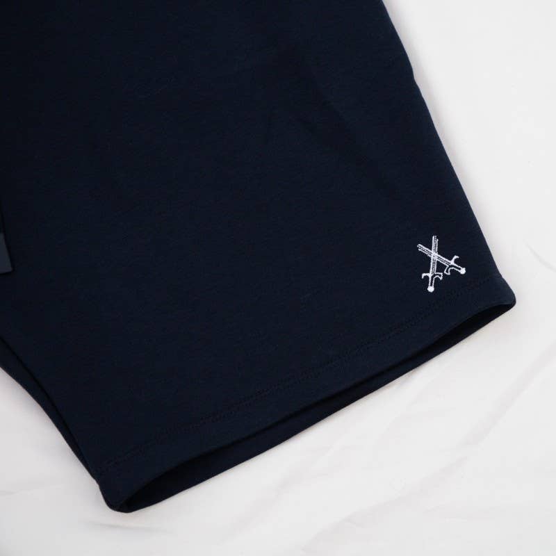 Cavaliere - Vente Short – enfant - Short bleu Cavaliere « Minori » fabriqué en Italie2