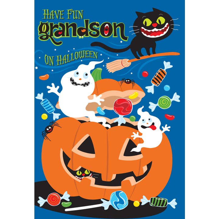 Tarjetas de felicitación de Halloween - Nieto menor para venta al por mayor de InterGreet.com