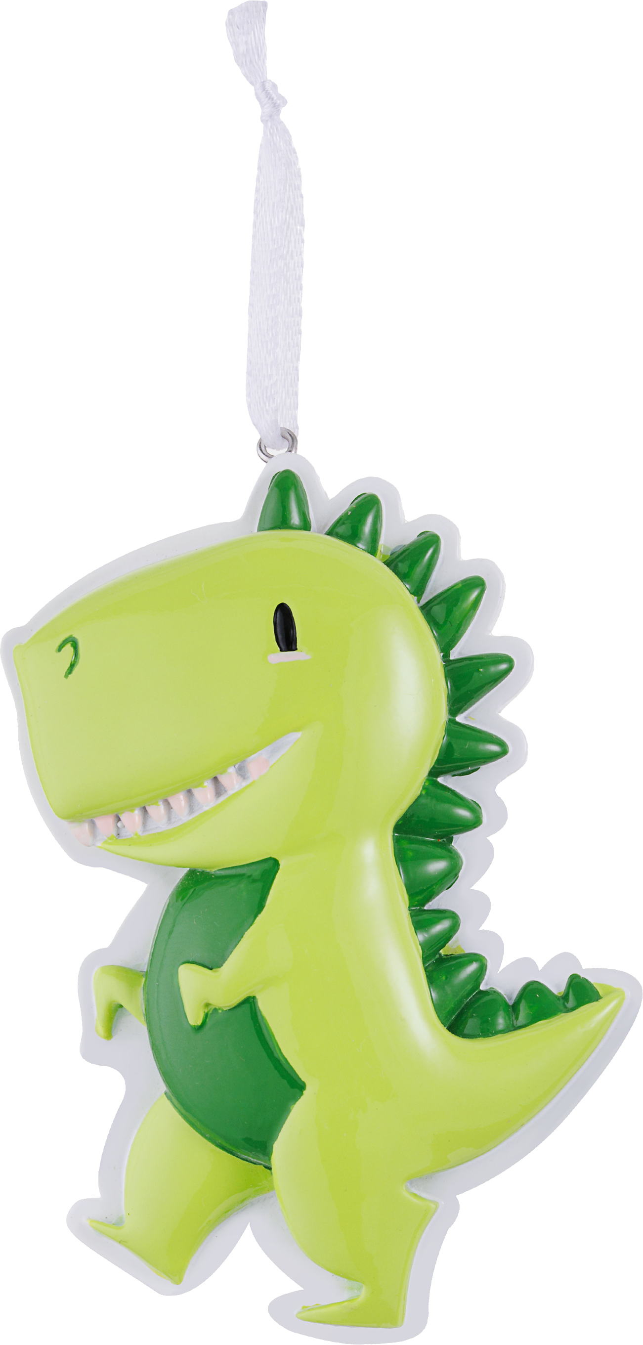 PolarX Ornaments - Wholesale Ornament - Cutesy Green Dinosaur Personalized Ornament0