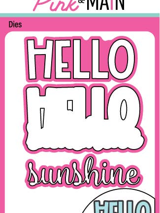 Hello Sunshine Word muore per la vendita all'ingrosso da parte di Pink and Main