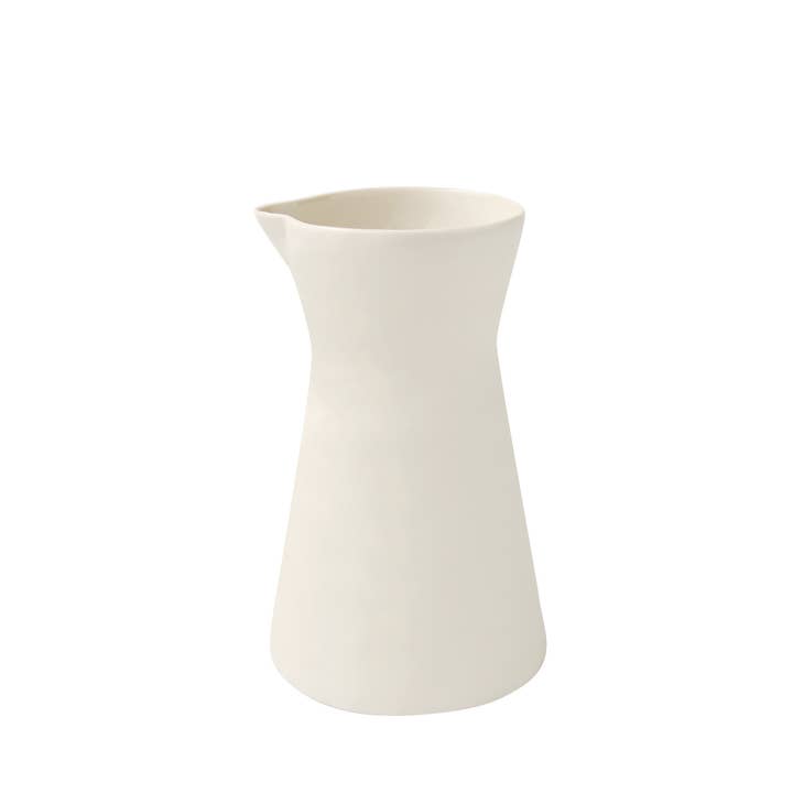 Tam Stoneware Carafe, White for wholesale by Be Home US