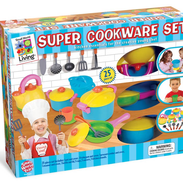 Young Chef's Super Cookware 25 stuks voor wholesale door Small World Toys