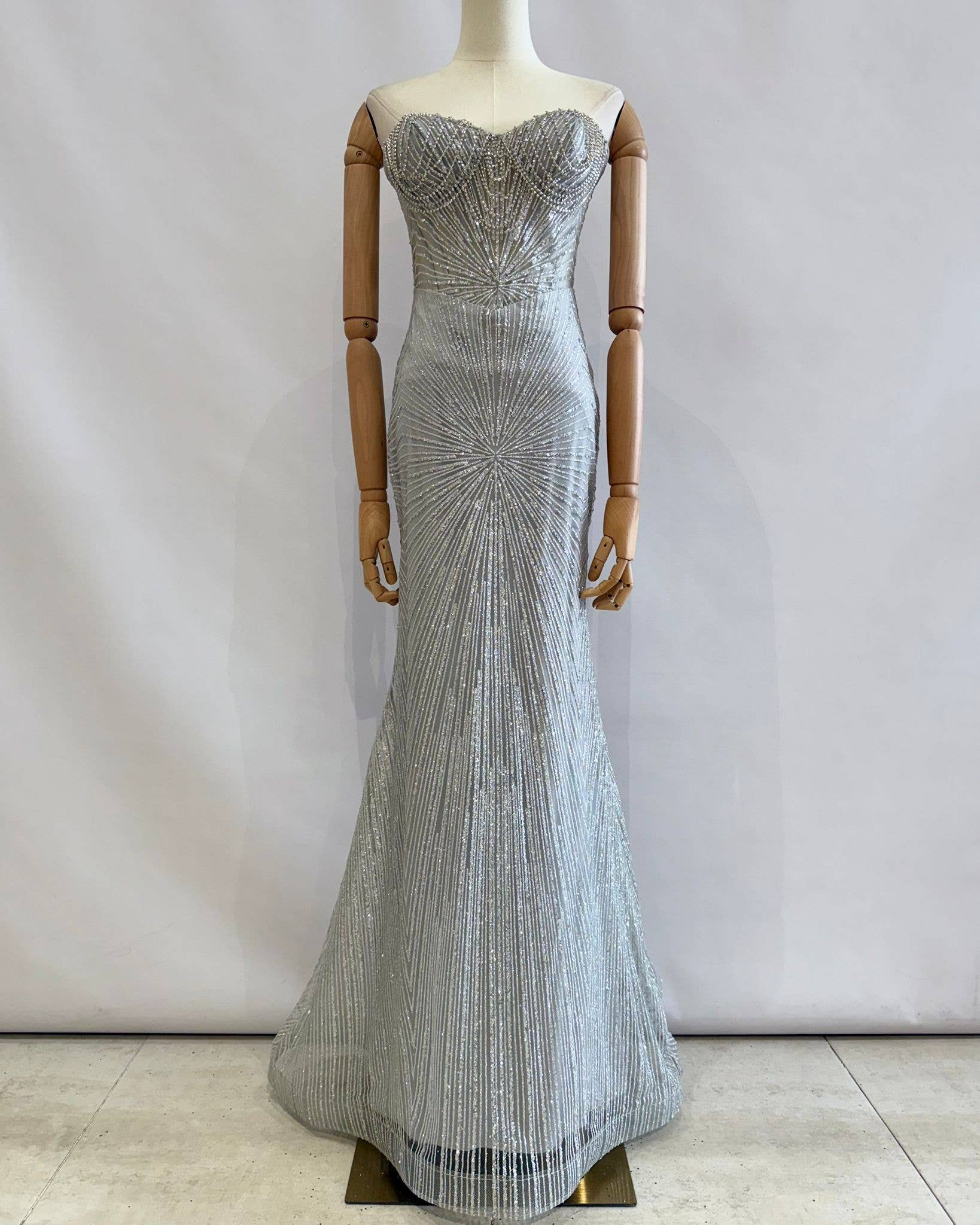Invitadissimas - Wholesale Gown - Women's - Long dress with glitter 8351222