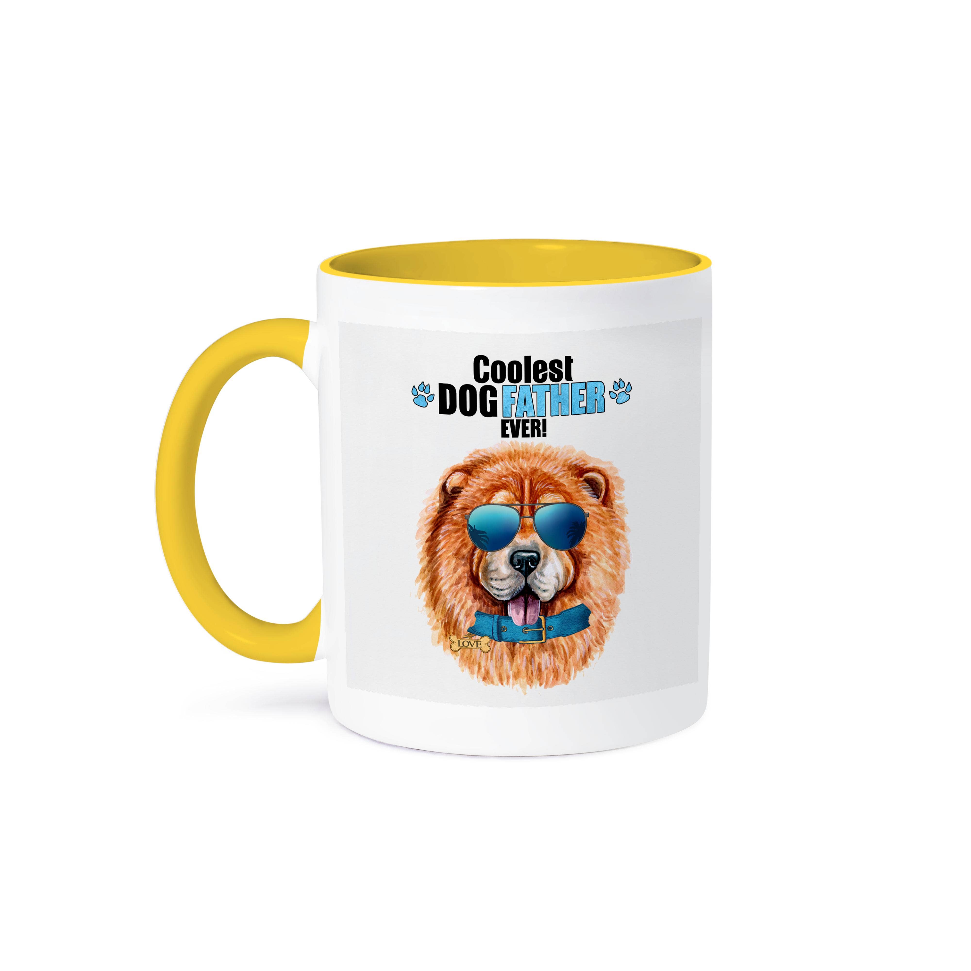 3dRose - Wholesale Coffee Mug - 3dRose, Chow Chow Dog in Cool Sunglasses for the DOGfather on Fathers Day, Mug0