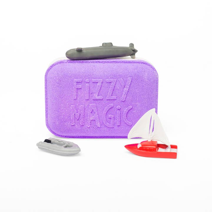 Purposeful Bliss - Fizzy Magic - Wholesale Bath Bomb/Fizz - Kid's Bath Bombs, Boat Surprises Mix6