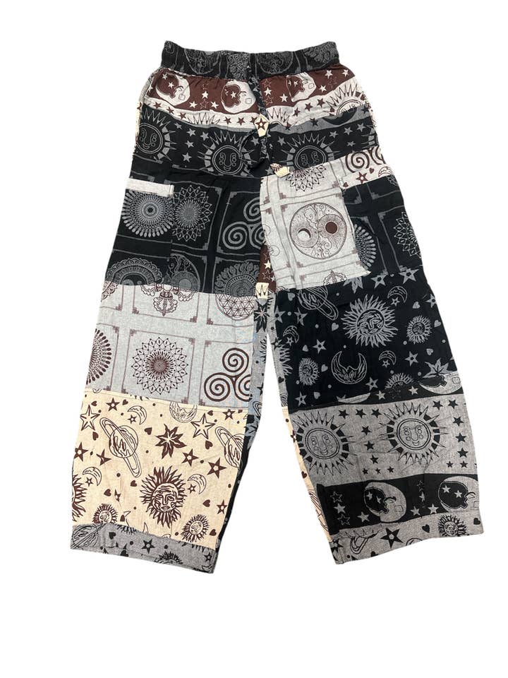 Pantalon cargo universel gris à jambes larges B/W DT106 pour la vente par Rising International Inc