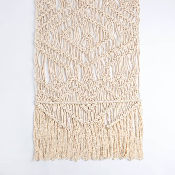 Wool Couture Company – Kit de artesanato DIY por atacado – Kit Macramê para Corredor de Mesa5