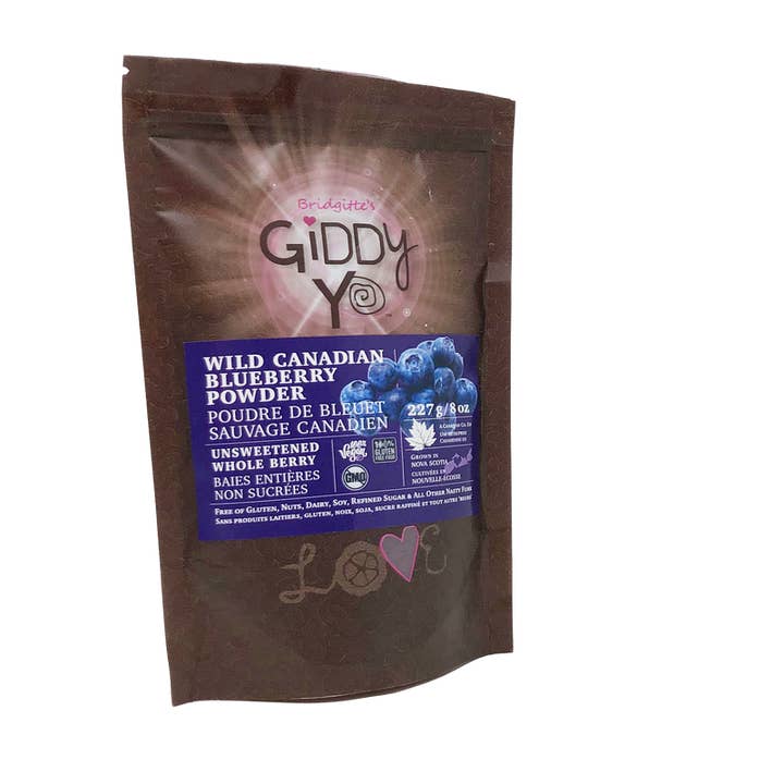 Giddy Yo - Wholesale Protein/Superfood Powder - Wild Blueberry Powder - Canadian