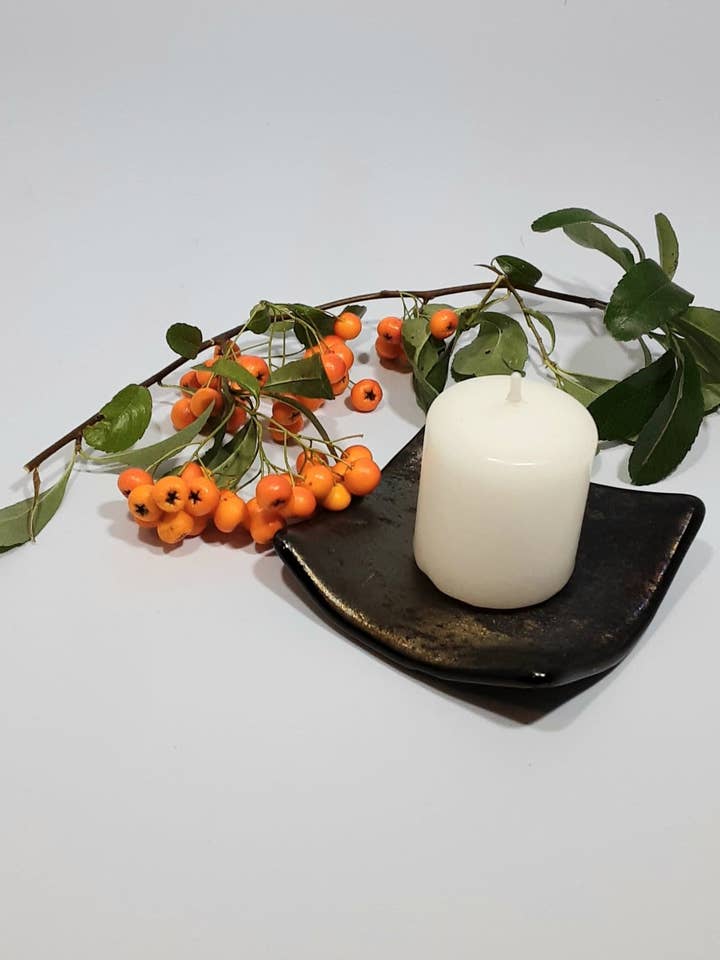 Prato Iridescent Vidro Ouro por atacado de Glasstopia