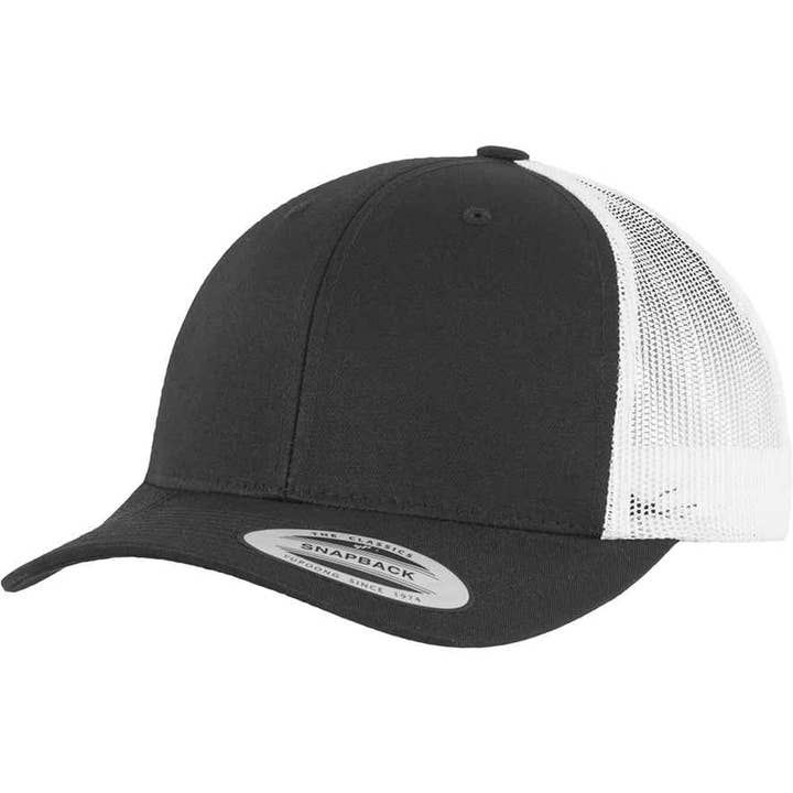 Pierre Francis – wholesale Truckerkeps - Herr – Flexfit - Retro Trucker tvåfärgad keps