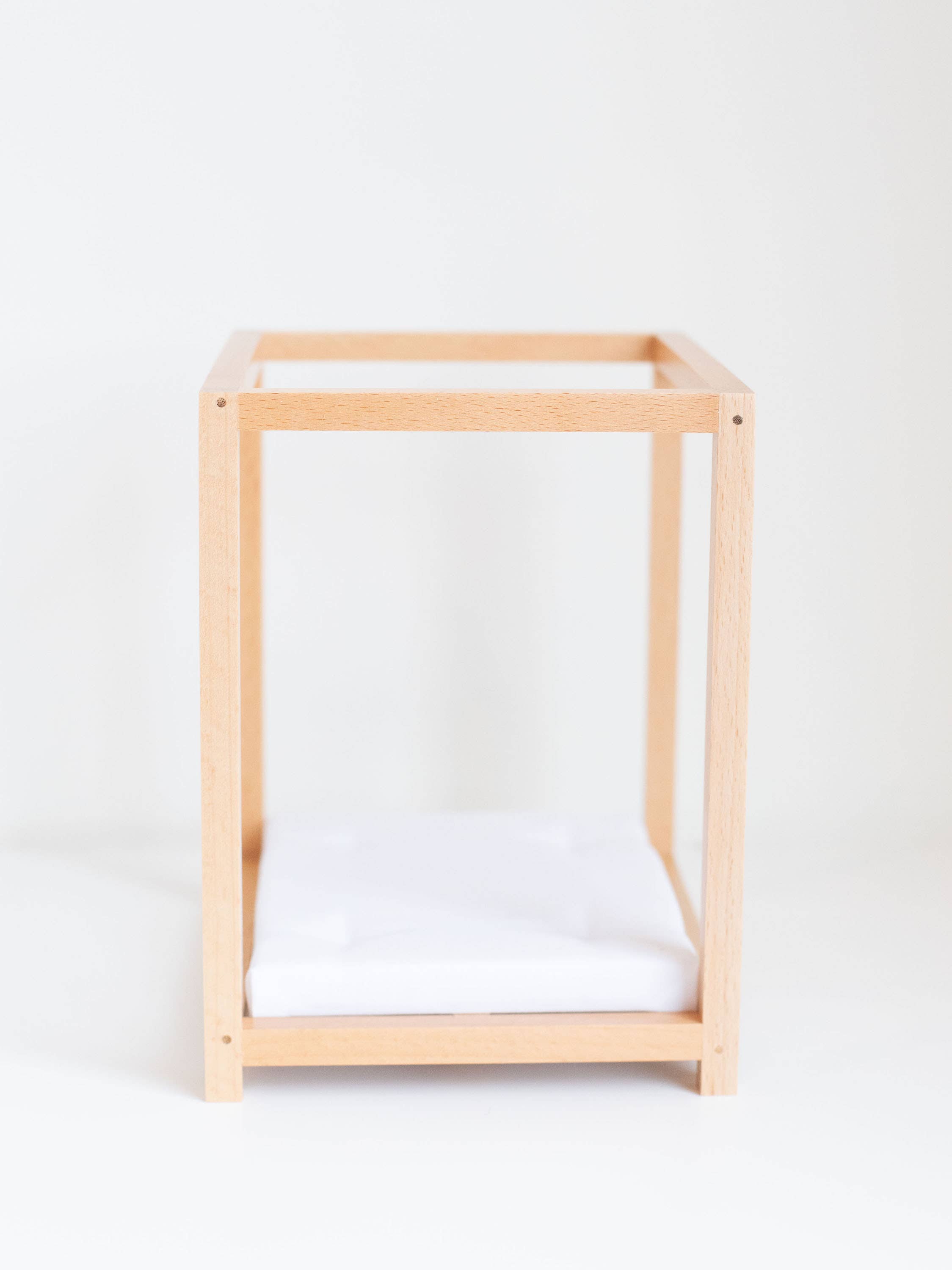 Macy Mae Dollhouse Designs - Wholesale Doll - Kids - Four Poster Bed + Mattress | Natural Wood6