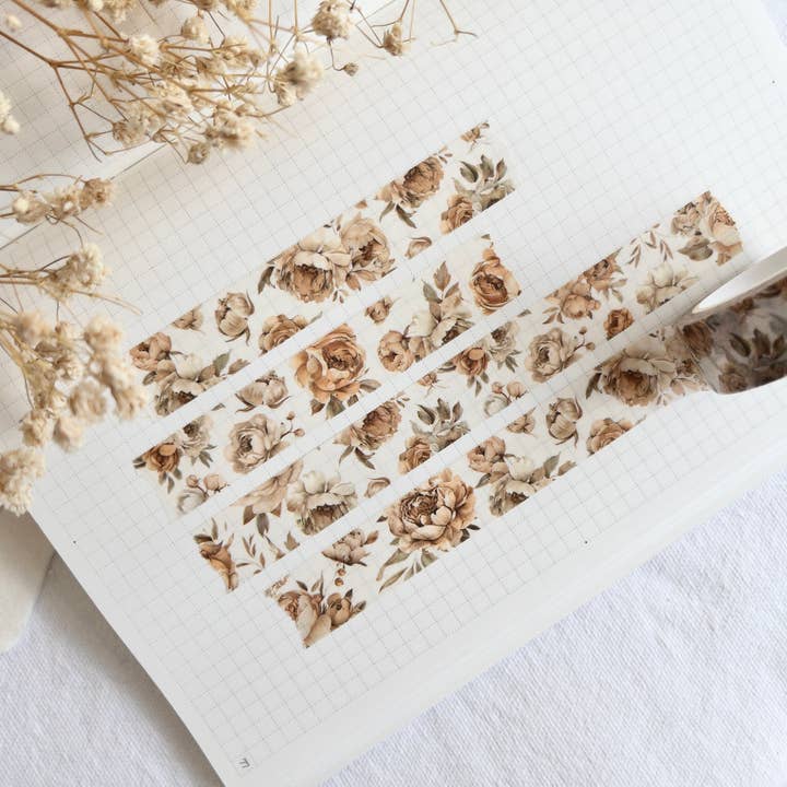 Crea with Gaby - Wholesale Washi Tape - Fiori washi tape: Amantea collection (15mm)1