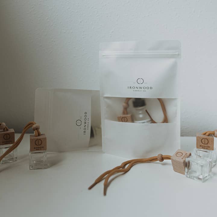 Ironwood Candle Co. - Wholesale Car Freshener - Unisex - CAR DIFFUSER + REFILL20