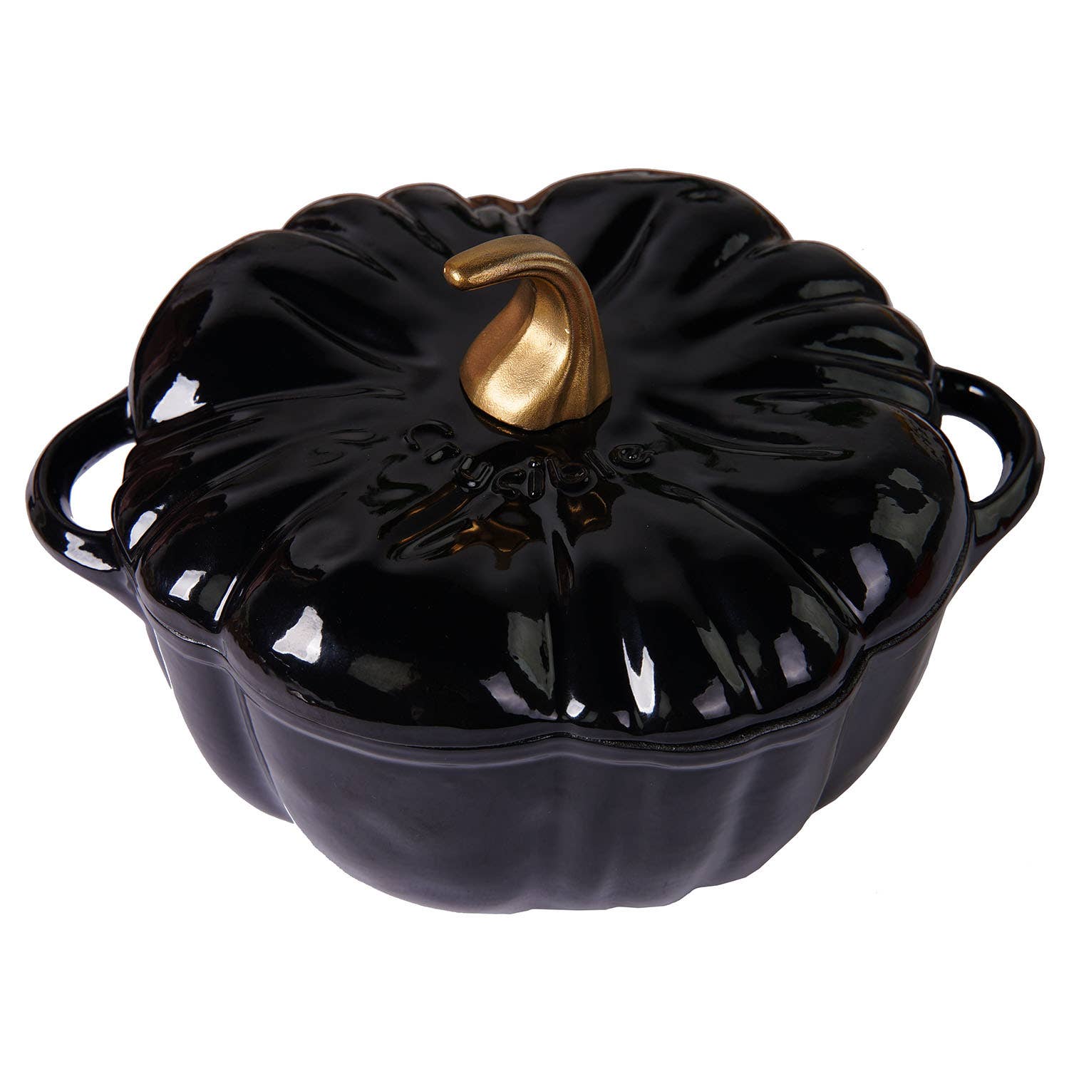 Crucible Cookware - Wholesale Kookpot - Gegoten ijzeren pompoenpan met emaille, braadpan, cocotte, zwart1