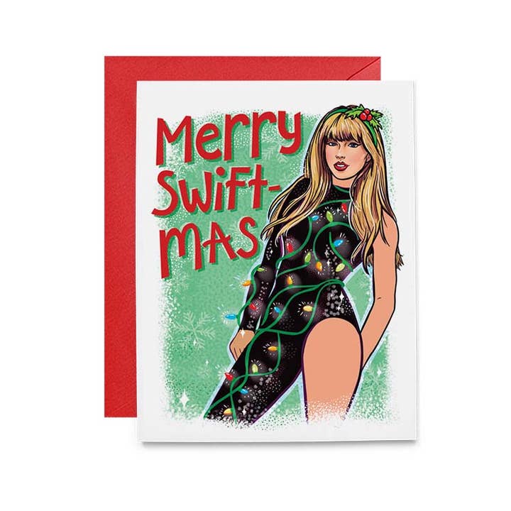 Merry Swiftmas Card for wholesale by Hello Harlot
