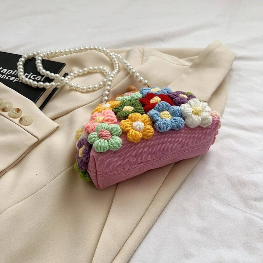 Ashlen - Wholesale Crossbody Bag - Women's - CROCHET FLOWER HANDBAG5