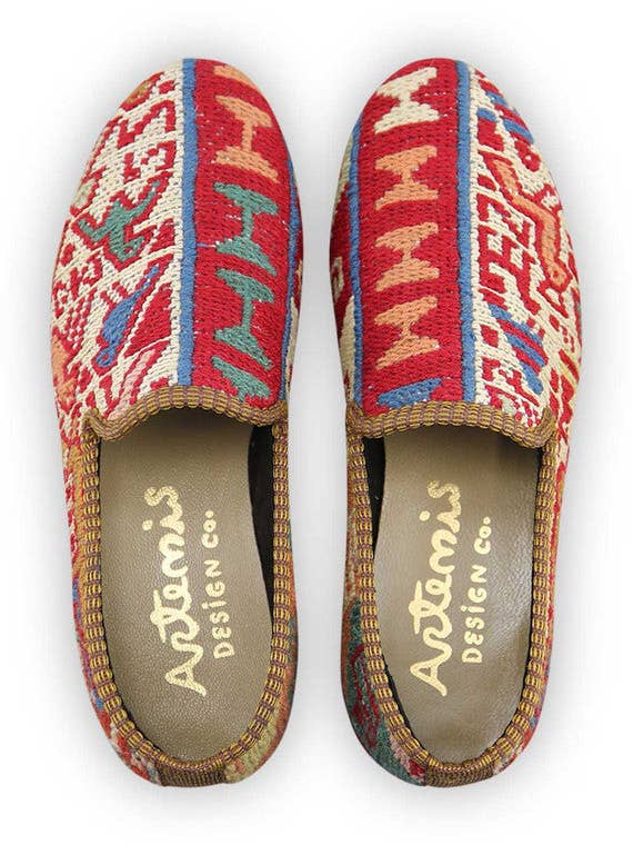 Sumak Kilim Smokingschuhe für Damen, Größe 9 für den Großhandel von Artemis Design Co.