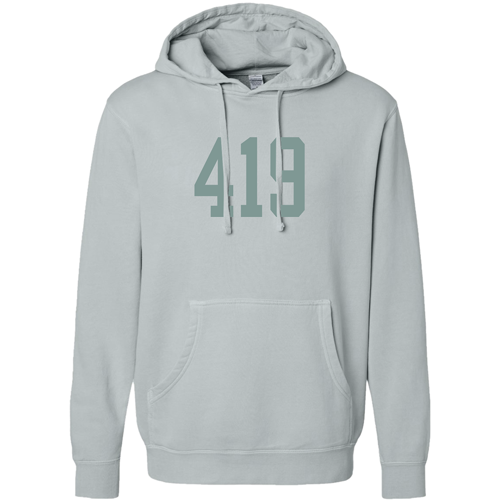 Jupmode - Wholesale Hoodie - Unisex - Custom Area Code Puff Print Tone on Tone Hoodie11