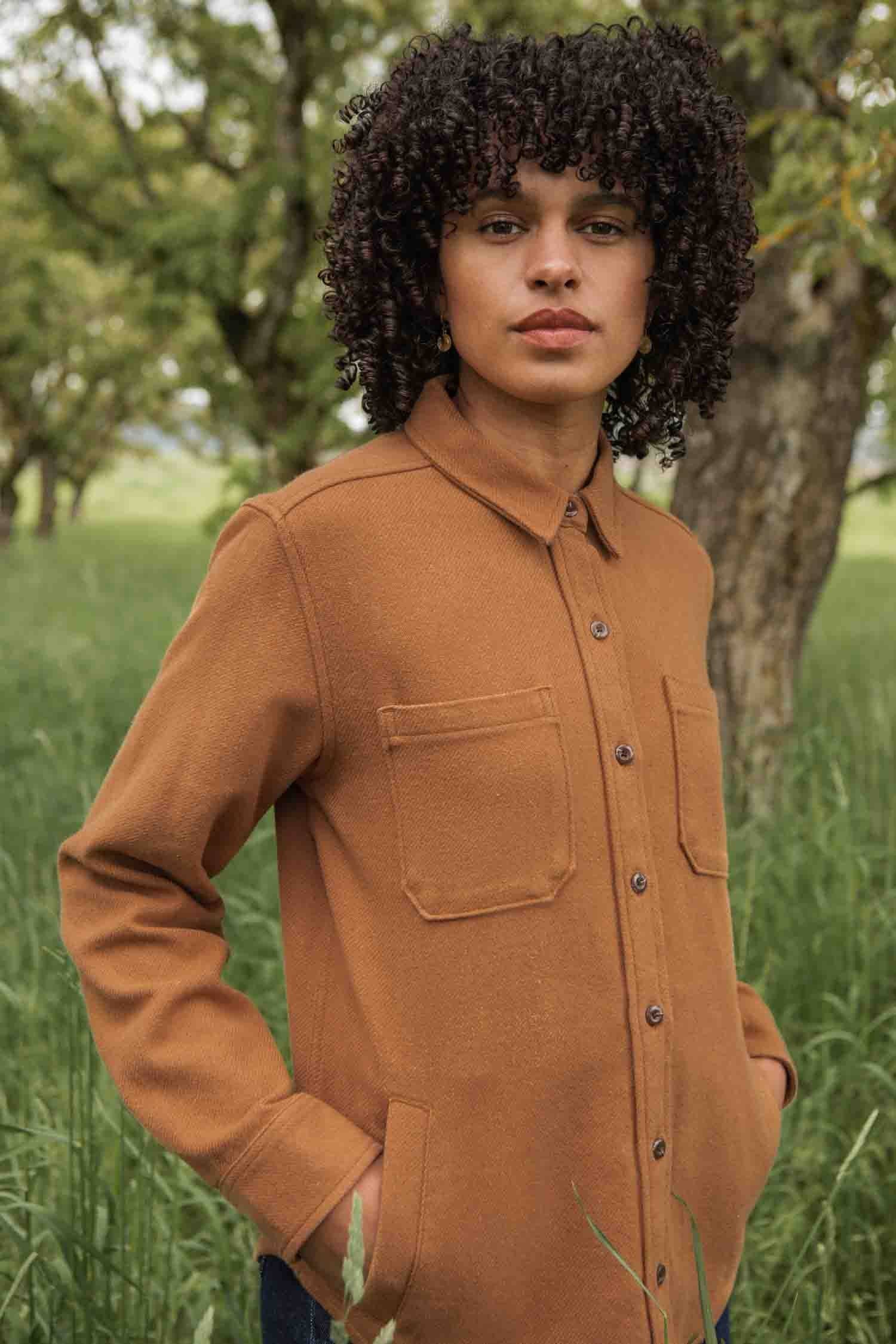 Dawson Overshirt / Camel for wholesale on Faire1