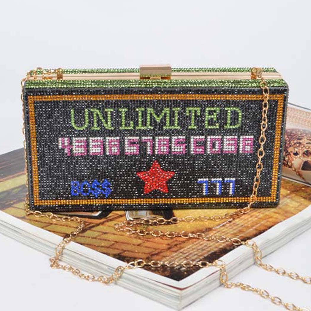 3AM BY H&D ACCESSORIES - Wholesale Clutch - Dames - Unlimited Rhinestone Party Clutch7