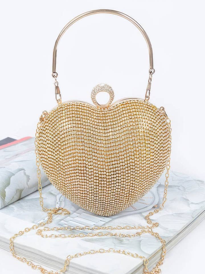 Strass-Herzform Party-Kupplung für den Großhandel von CC Wholesale Clothing