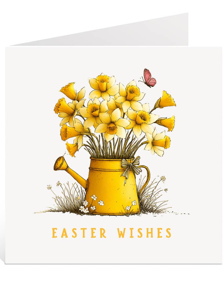 Daffodil Easter Card for wholesale by Creationery