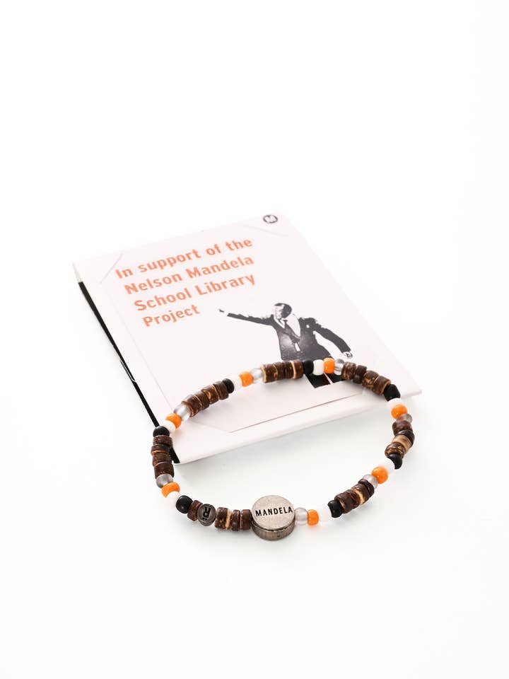 Nelson Mandela School Library South African Relate Cause Bracelet for wholesale by Swahili | AFRICAN MODERN