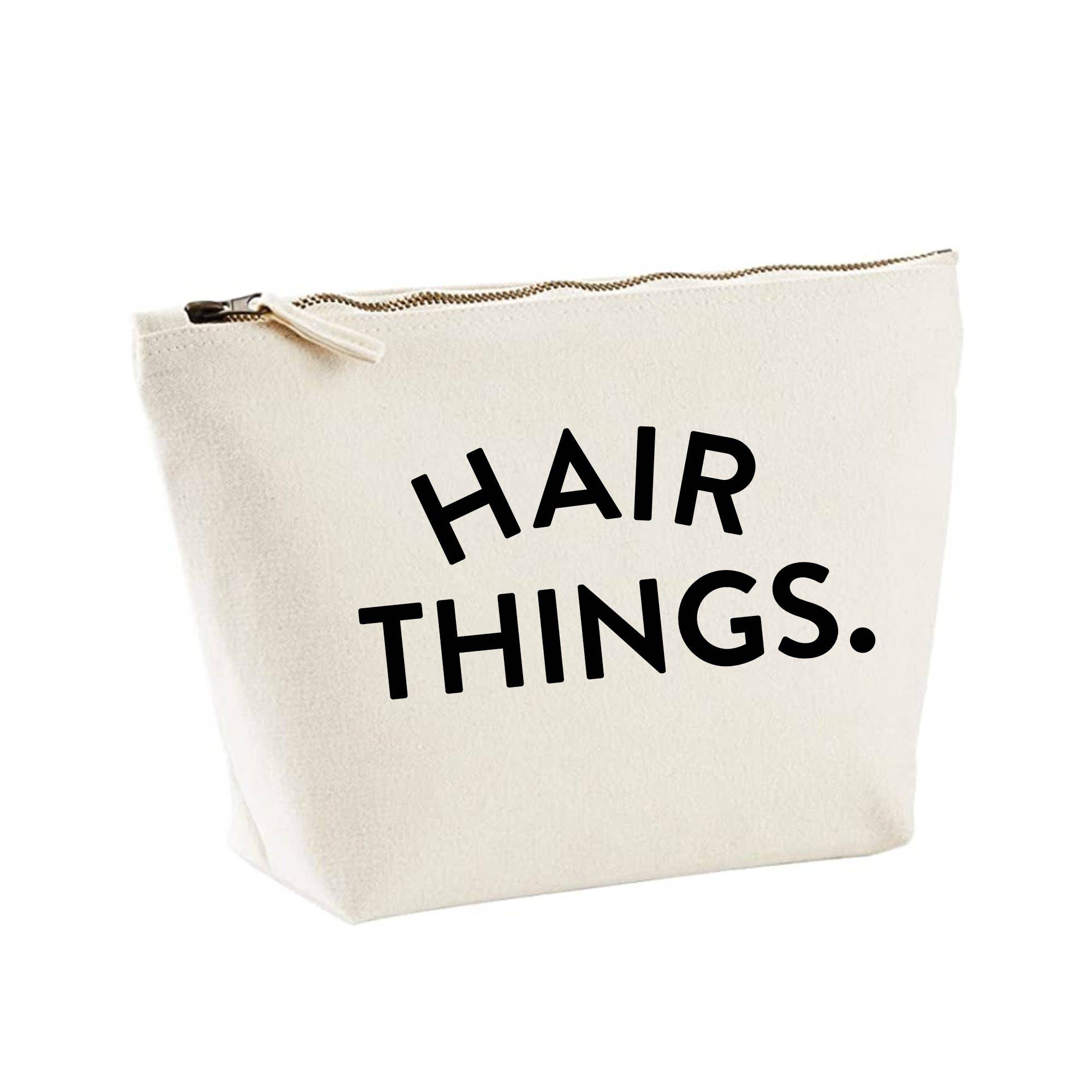 Word Up Creative – wholesale Pouch – Women’s – Hair Things Zipped Pouch Bag1