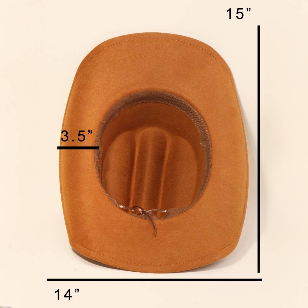 Anarchy Street - Vendita all'ingrosso Fedora - Donna - Cappello da cowboy western tinta unita11