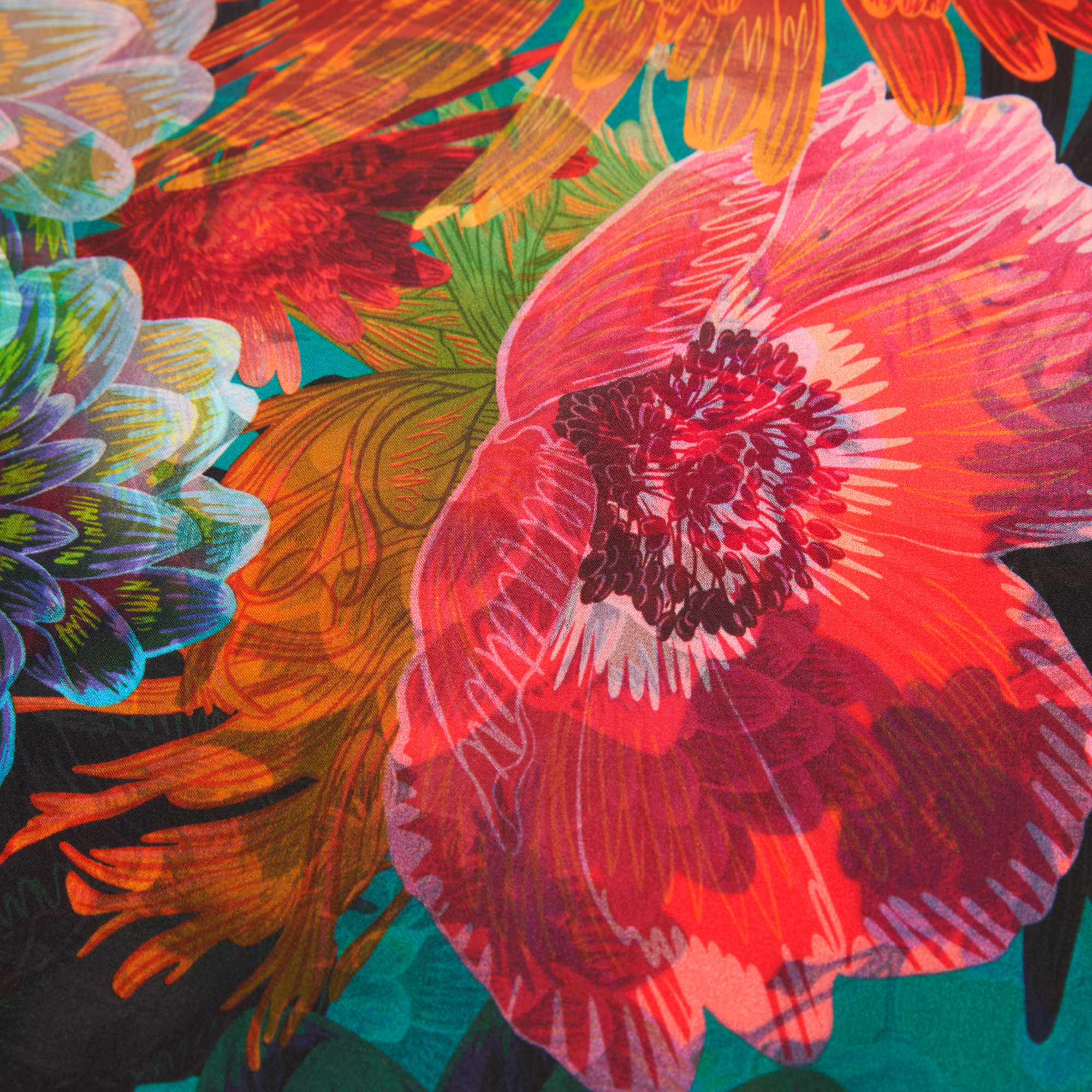 WRAPPR Gift Wrap - Vendita all'ingrosso Sciarpa - Donna - Daisy | Involucro Furoshiki in seta di gelso da 28"15