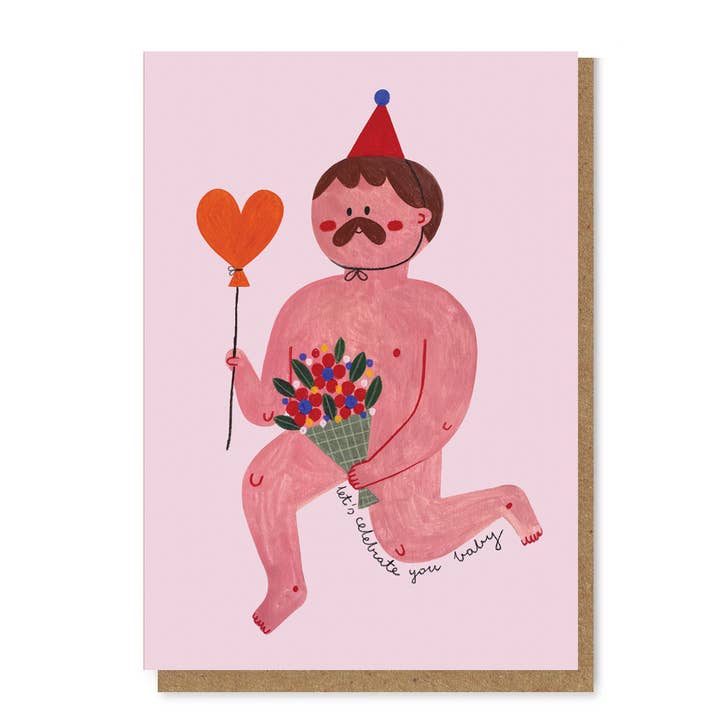 LET'S CELEBRATE YOU card for wholesale by Daria Solak Illustrations