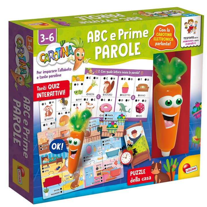 Carotina Blister Abc And Prime Parole Talking Pen for wholesale by Liscianigiochi IT